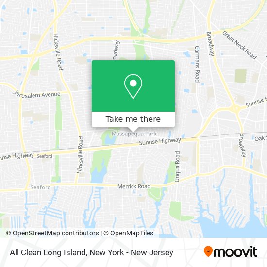 Mapa de All Clean Long Island