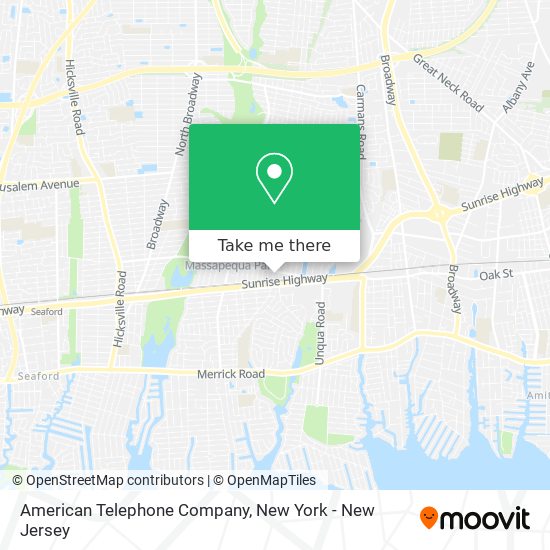 American Telephone Company map