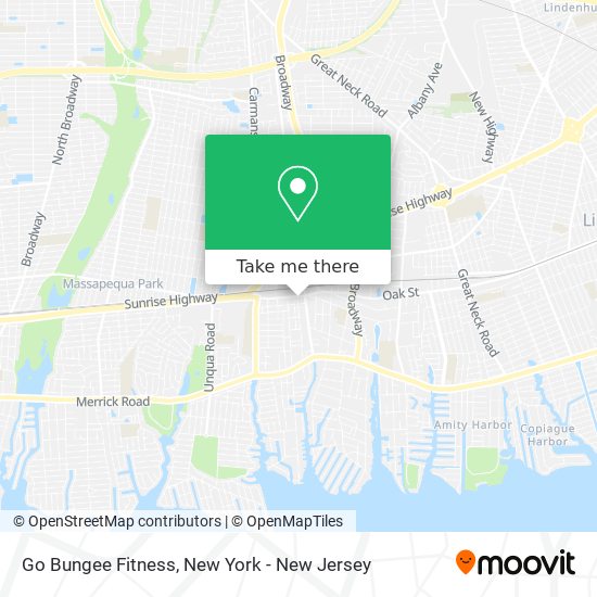 Go Bungee Fitness map
