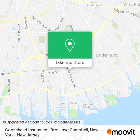 Mapa de Goosehead Insurance - Broslloyd Campbell