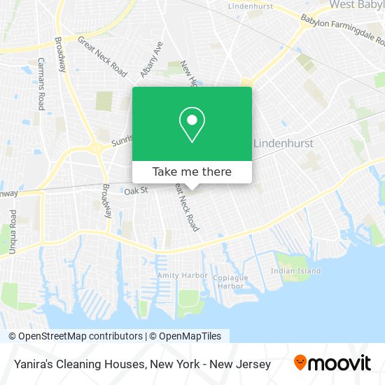 Yanira's Cleaning Houses map