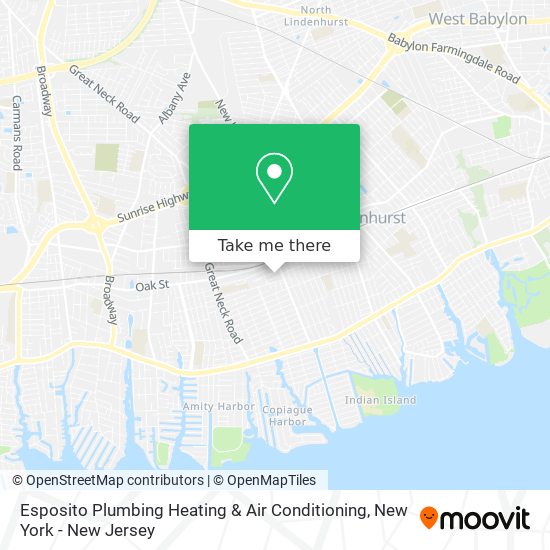 Esposito Plumbing Heating & Air Conditioning map