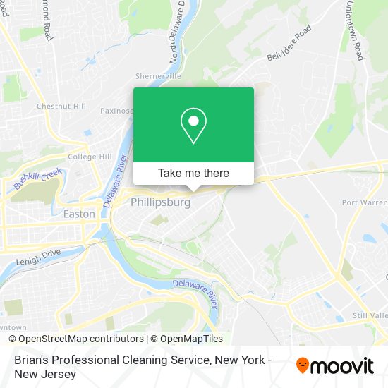 Brian's Professional Cleaning Service map