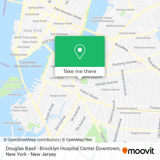 Douglas Basil - Brooklyn Hospital Center Downtown map