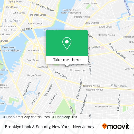 Brooklyn Lock & Security map