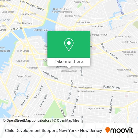 Child Development Support map