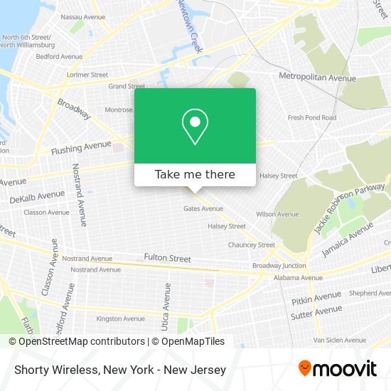 Shorty Wireless map