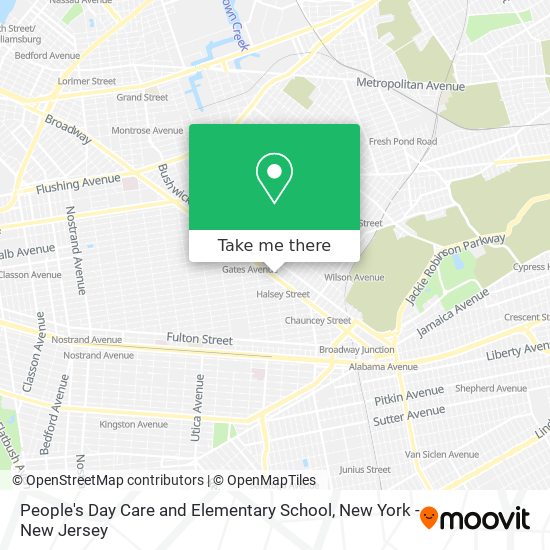 Mapa de People's Day Care and Elementary School