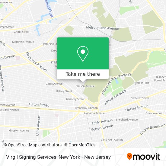 Mapa de Virgil Signing Services