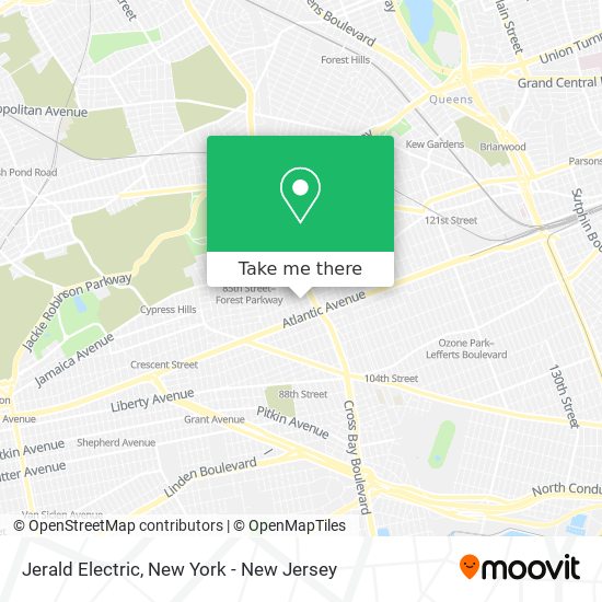 Jerald Electric map