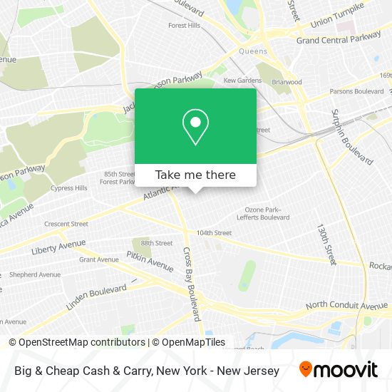 Big & Cheap Cash & Carry map