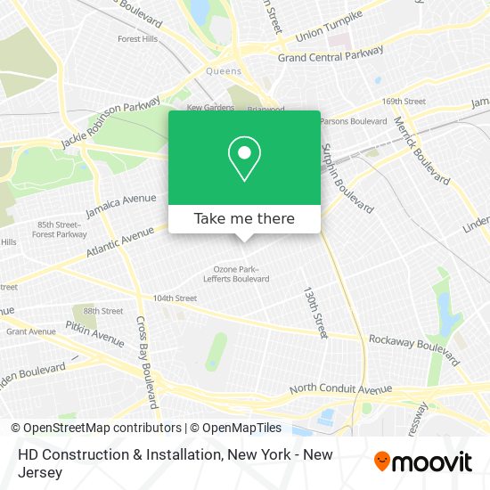 HD Construction & Installation map