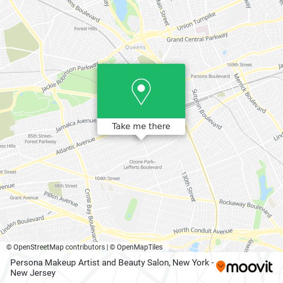 Persona Makeup Artist and Beauty Salon map