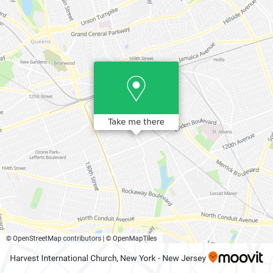 Mapa de Harvest International Church