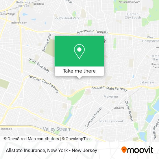 Allstate Insurance map