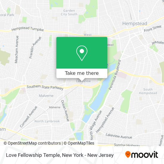Love Fellowship Temple map