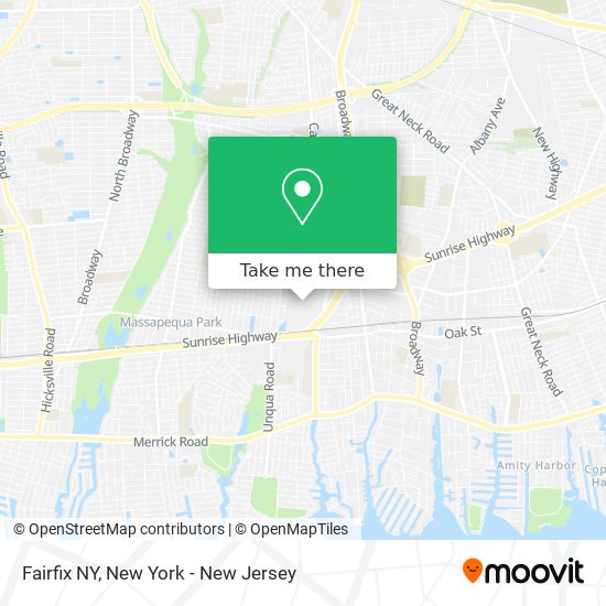 Mapa de Fairfix NY