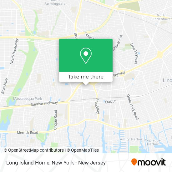 Long Island Home map