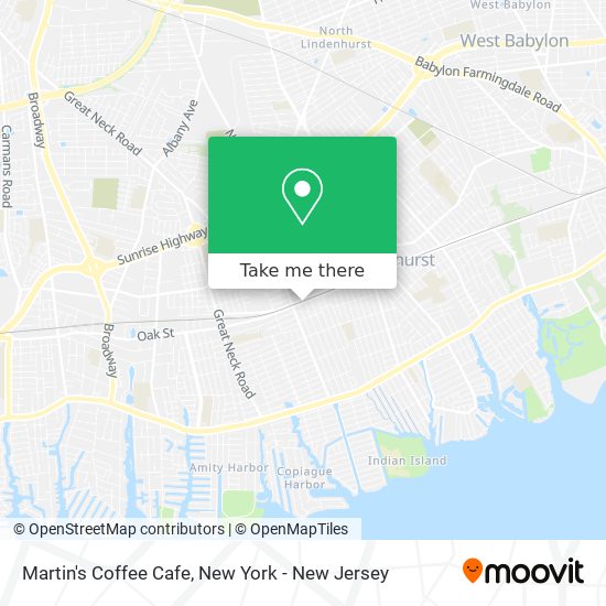Martin's Coffee Cafe map