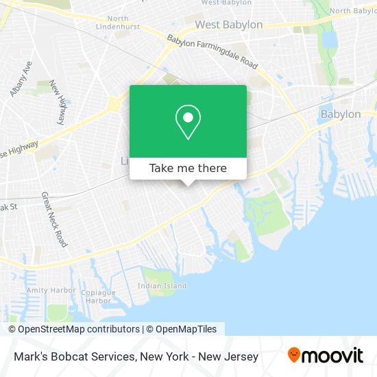 Mapa de Mark's Bobcat Services