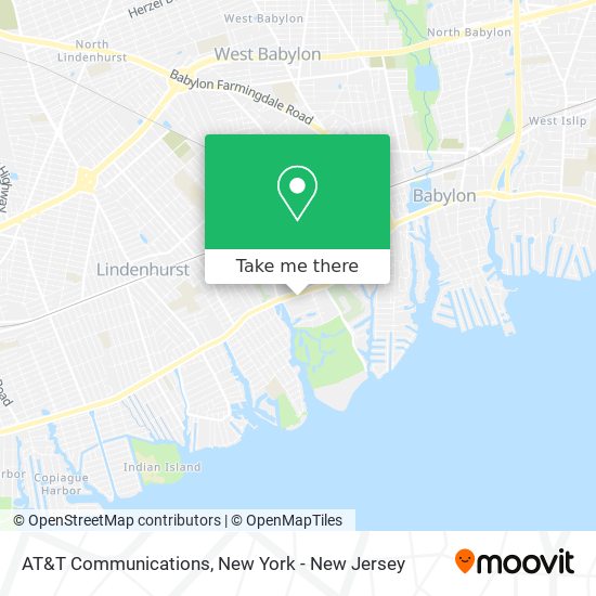 AT&T Communications map