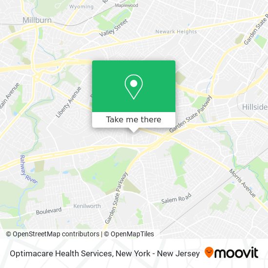 Optimacare Health Services map