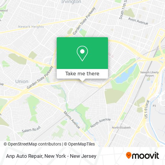 Anp Auto Repair map