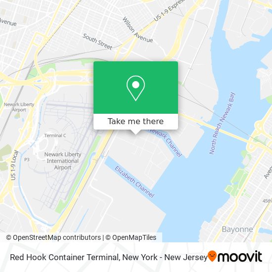 Red Hook Container Terminal map