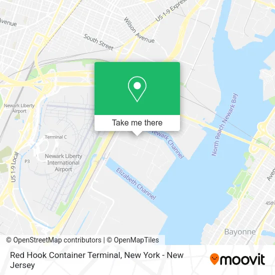 Red Hook Container Terminal map