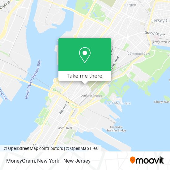 MoneyGram map