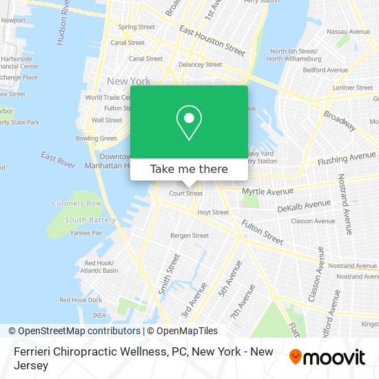 Ferrieri Chiropractic Wellness, PC map