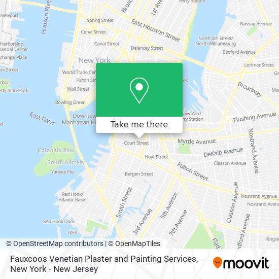 Mapa de Fauxcoos Venetian Plaster and Painting Services