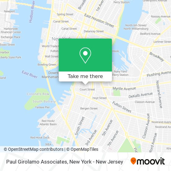 Paul Girolamo Associates map