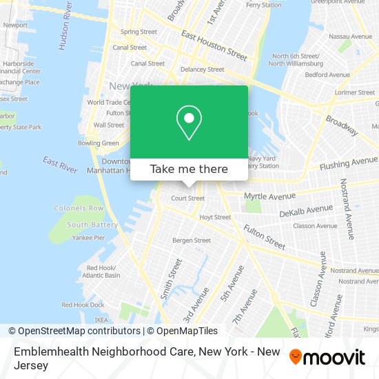 Mapa de Emblemhealth Neighborhood Care