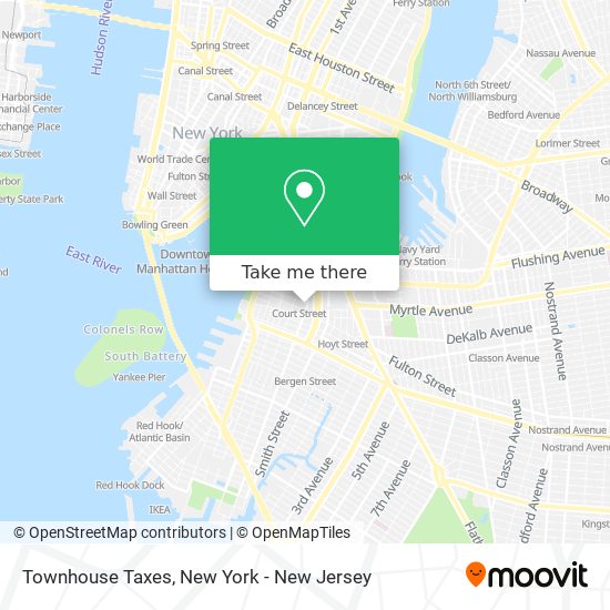 Townhouse Taxes map