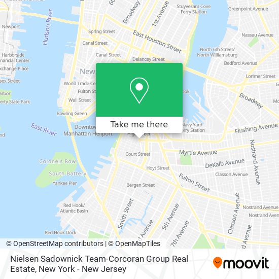 Nielsen Sadownick Team-Corcoran Group Real Estate map