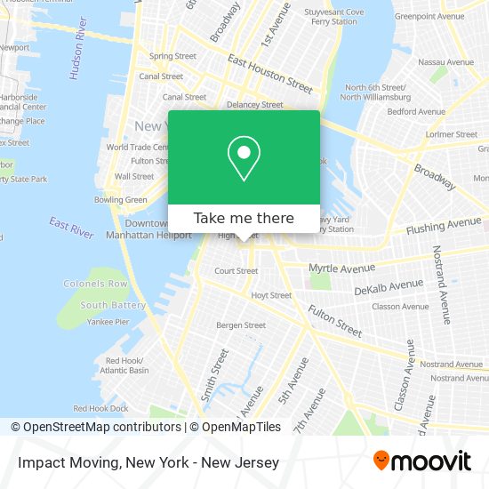 Mapa de Impact Moving