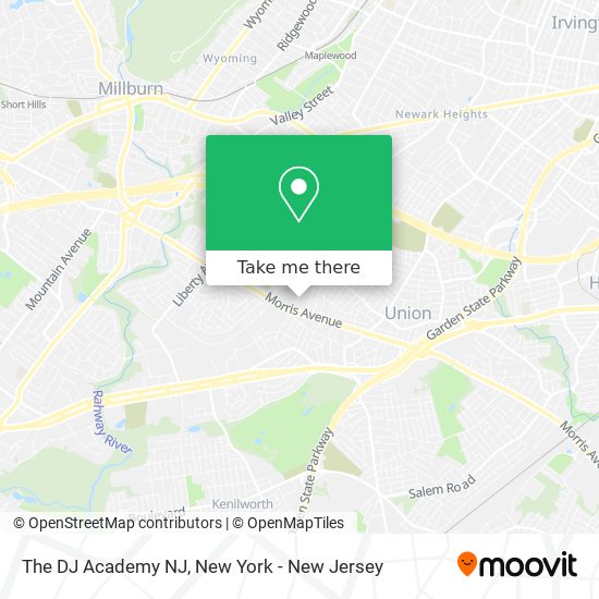 Mapa de The DJ Academy NJ