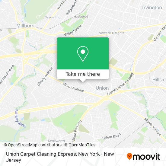 Union Carpet Cleaning Express map