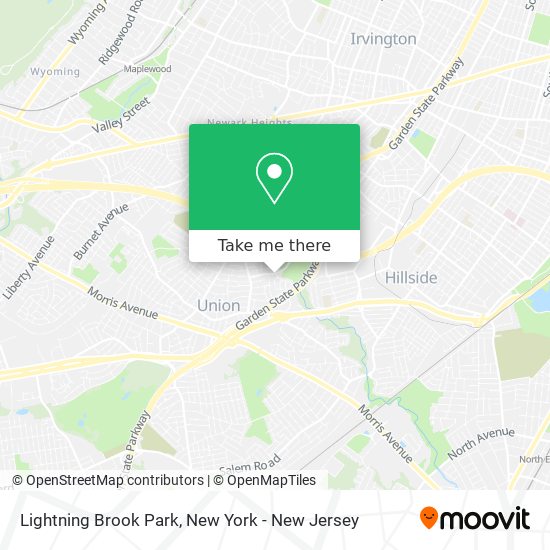 Lightning Brook Park map