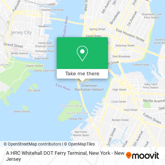 Mapa de A HRC Whitehall DOT Ferry Terminal