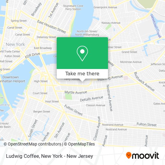 Ludwig Coffee map