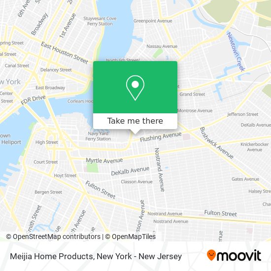 Meijia Home Products map