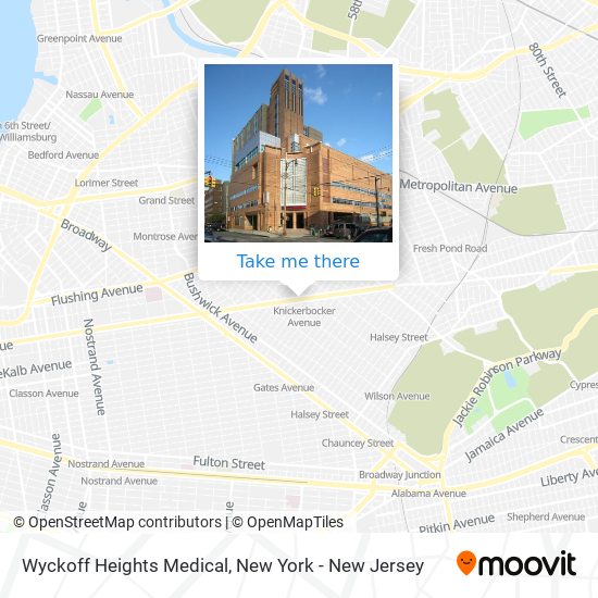 Wyckoff Heights Medical map