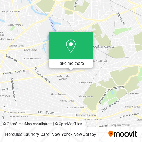 Hercules Laundry Card map