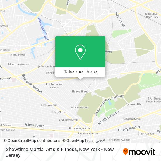 Showtime Martial Arts & Fitness map