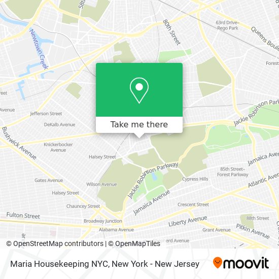 Maria Housekeeping NYC map