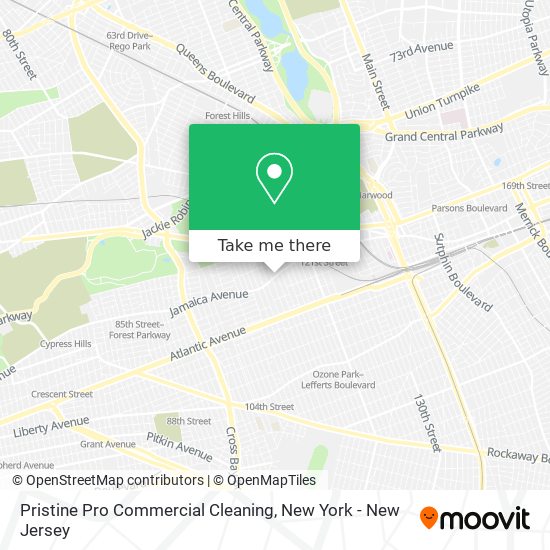 Pristine Pro Commercial Cleaning map