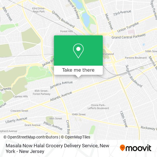 Masala Now Halal Grocery Delivery Service map