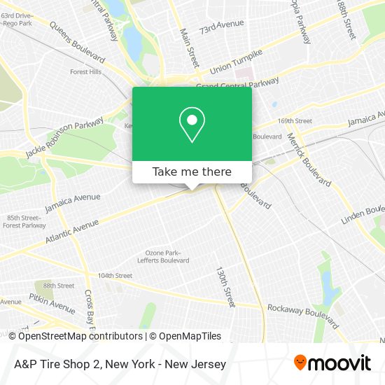 A&P Tire Shop 2 map